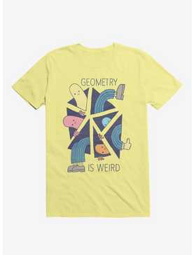 Geometry Is Weird Yellow T-Shirt, , hi-res