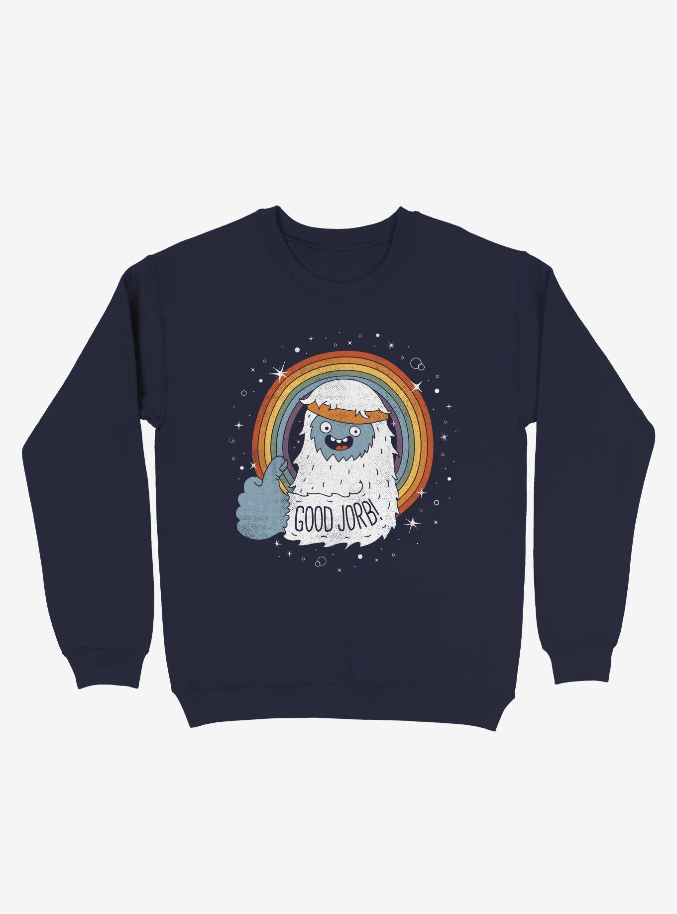 Good Jorb! Navy Blue Sweatshirt, , hi-res
