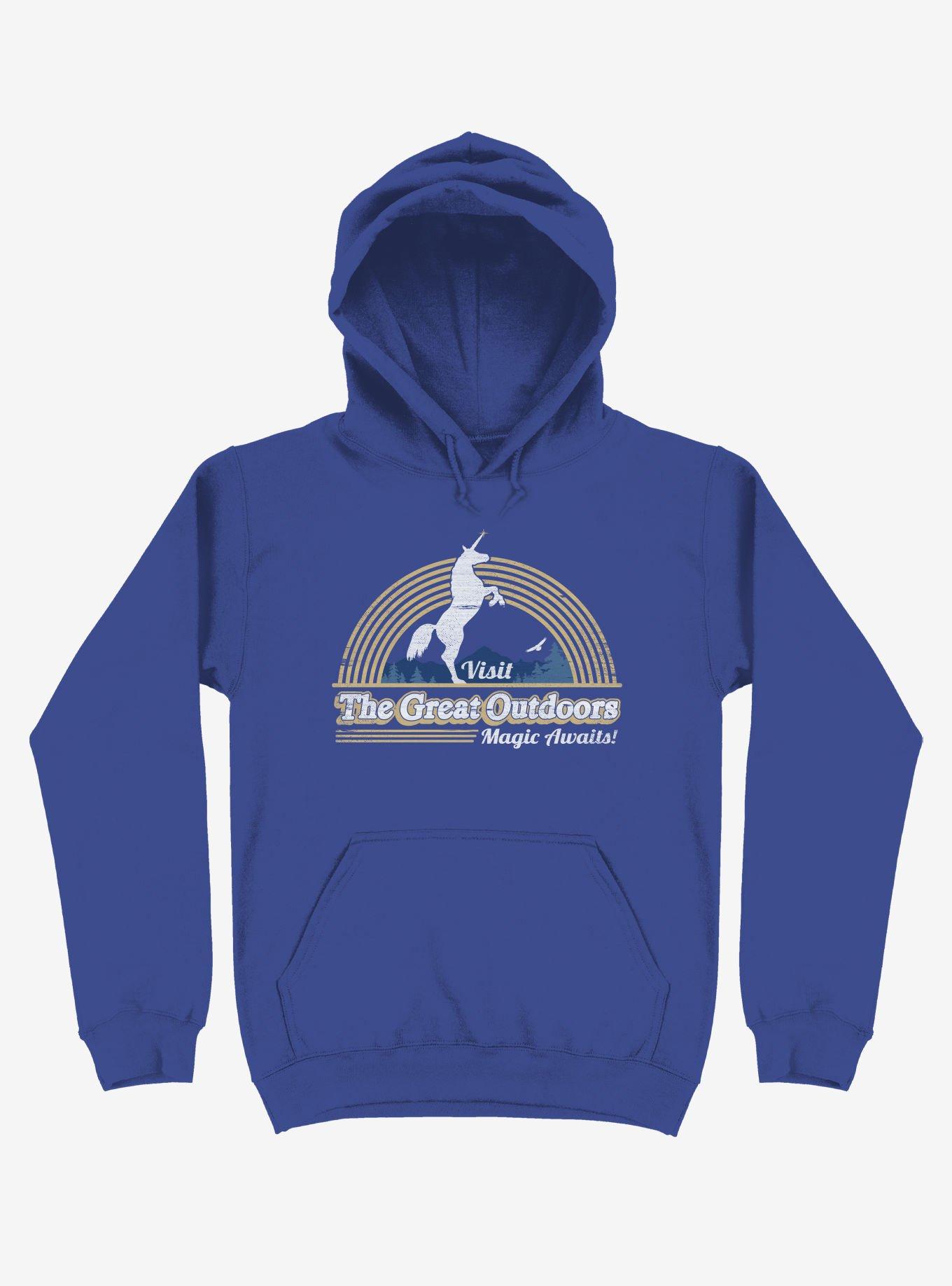 Magic Awaits! Unicorn Royal Blue Hoodie, , hi-res