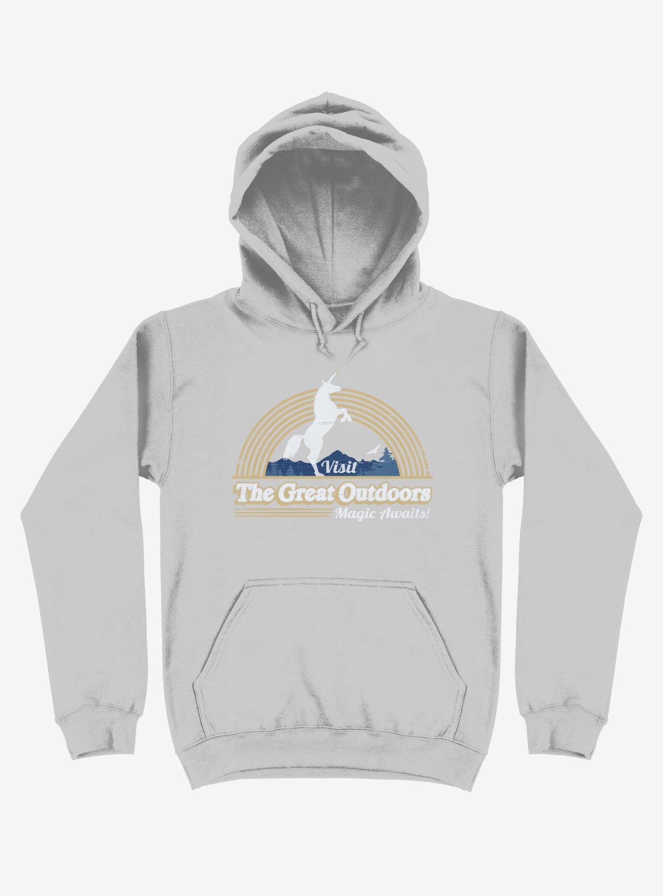 Magic Awaits! Unicorn Silver Hoodie, , hi-res