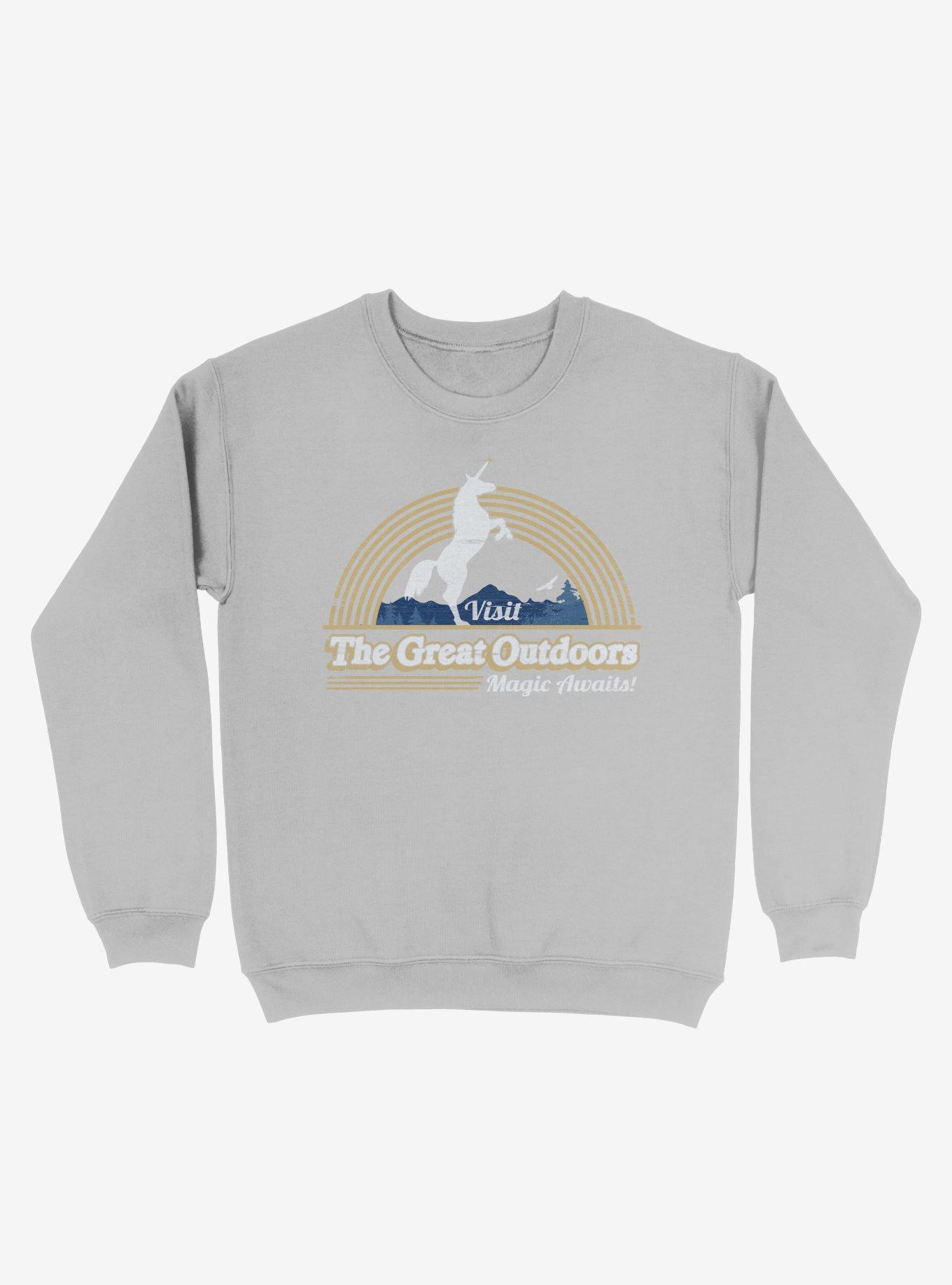 Magic Awaits! Unicorn Silver Sweatshirt, , hi-res