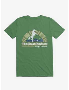 Magic Awaits! Unicorn Kelly Green T-Shirt, , hi-res