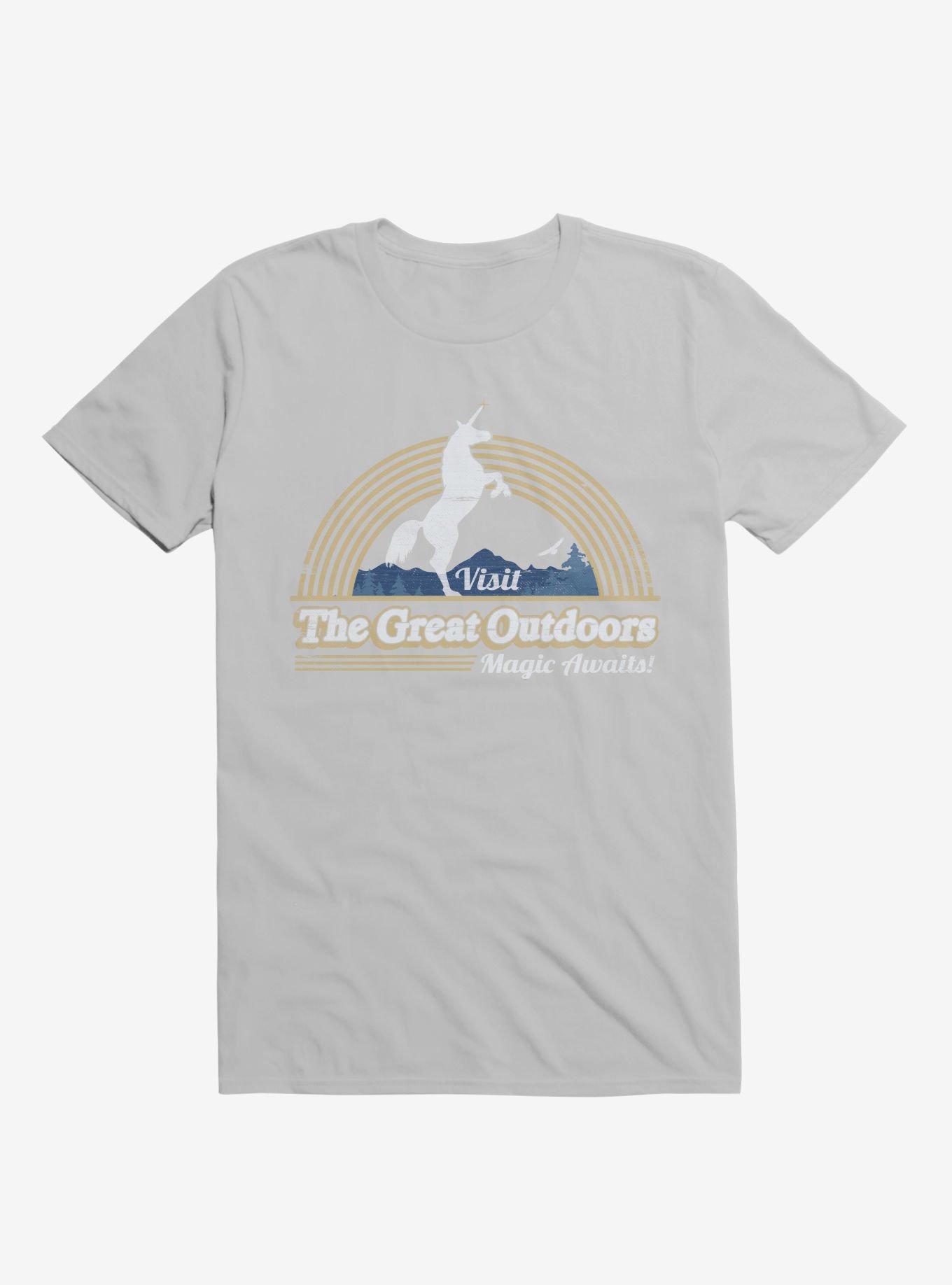 Magic Awaits! Unicorn Silver T-Shirt, , hi-res