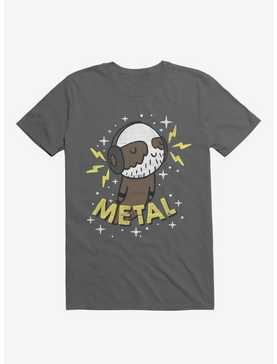 Metal Is My Co-Pilot Asphalt Grey T-Shirt, , hi-res