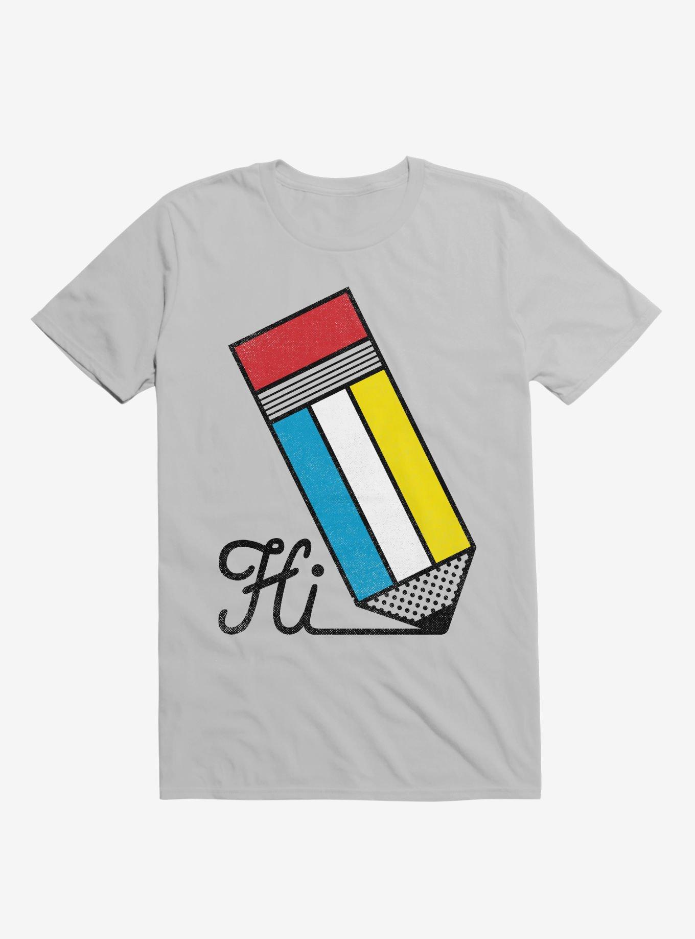 Mondrian Greeting #2 Silver T-Shirt - SILVER | Hot Topic