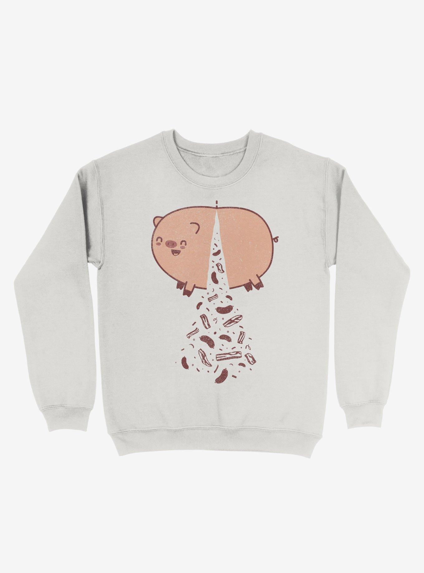 Pignata Pig White Sweatshirt, , hi-res
