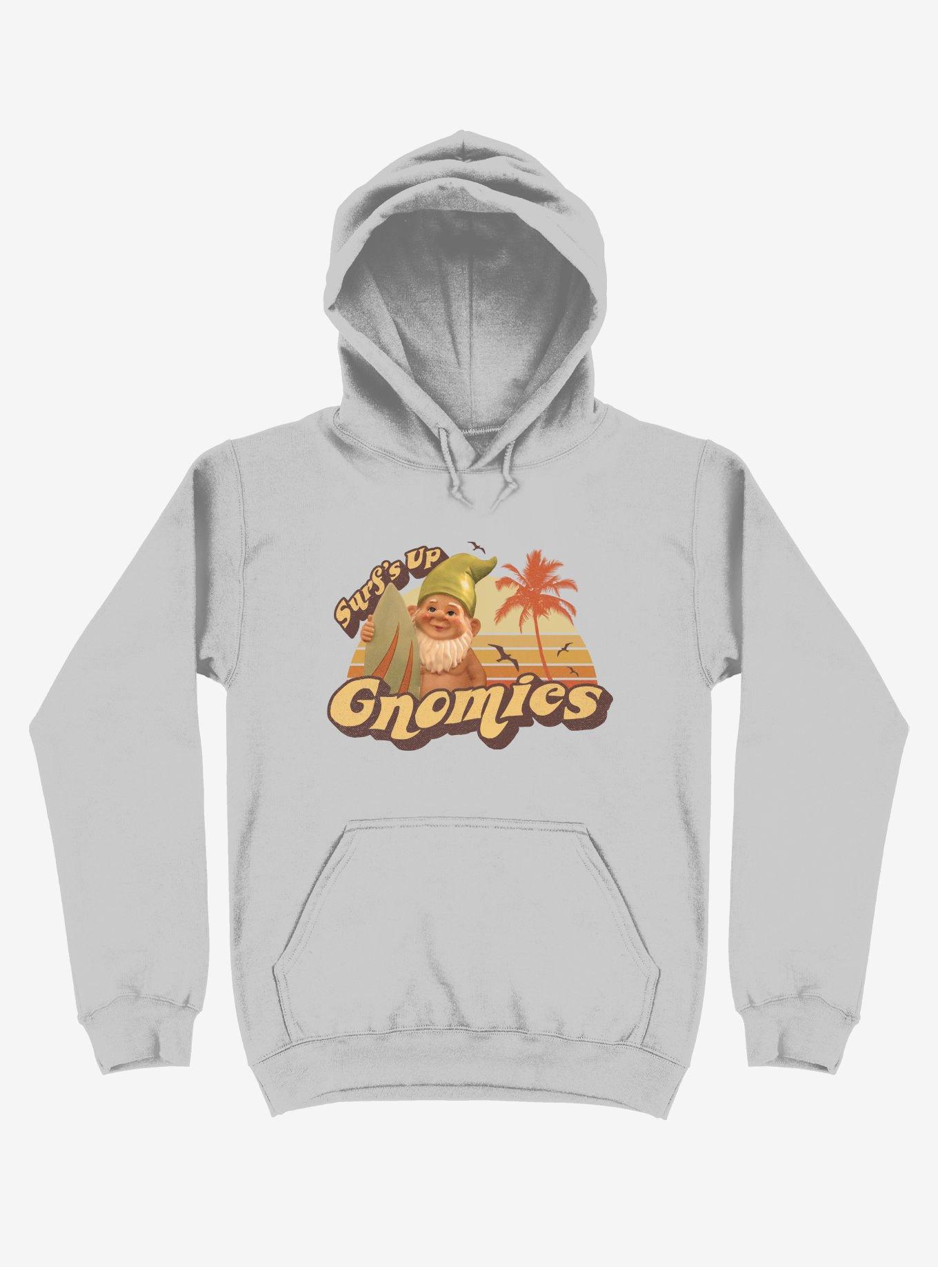 Surf's Up Gnomies Silver Hoodie, , hi-res