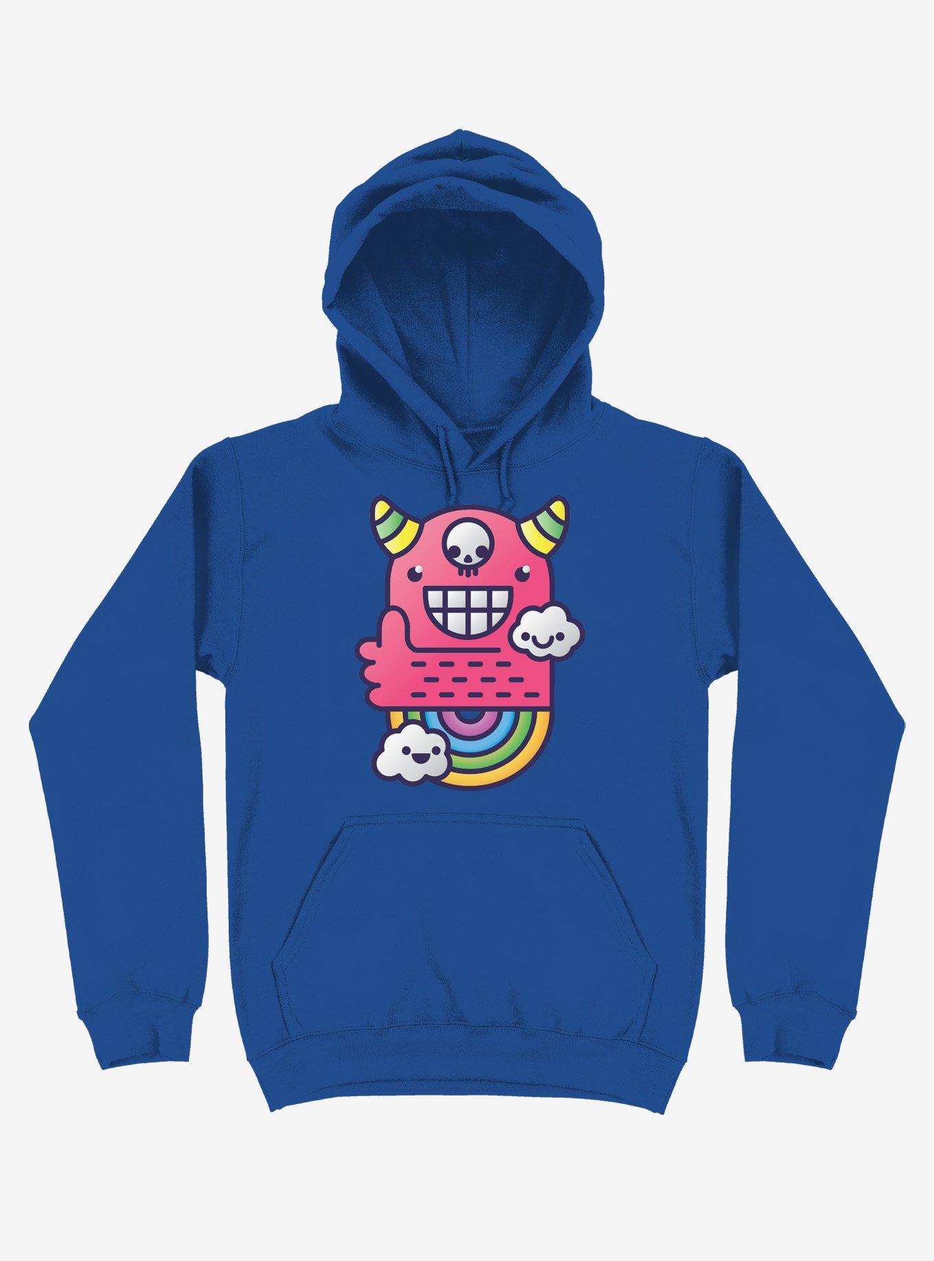 U Are Best Good Friend! Rainbow Royal Blue Hoodie, , hi-res