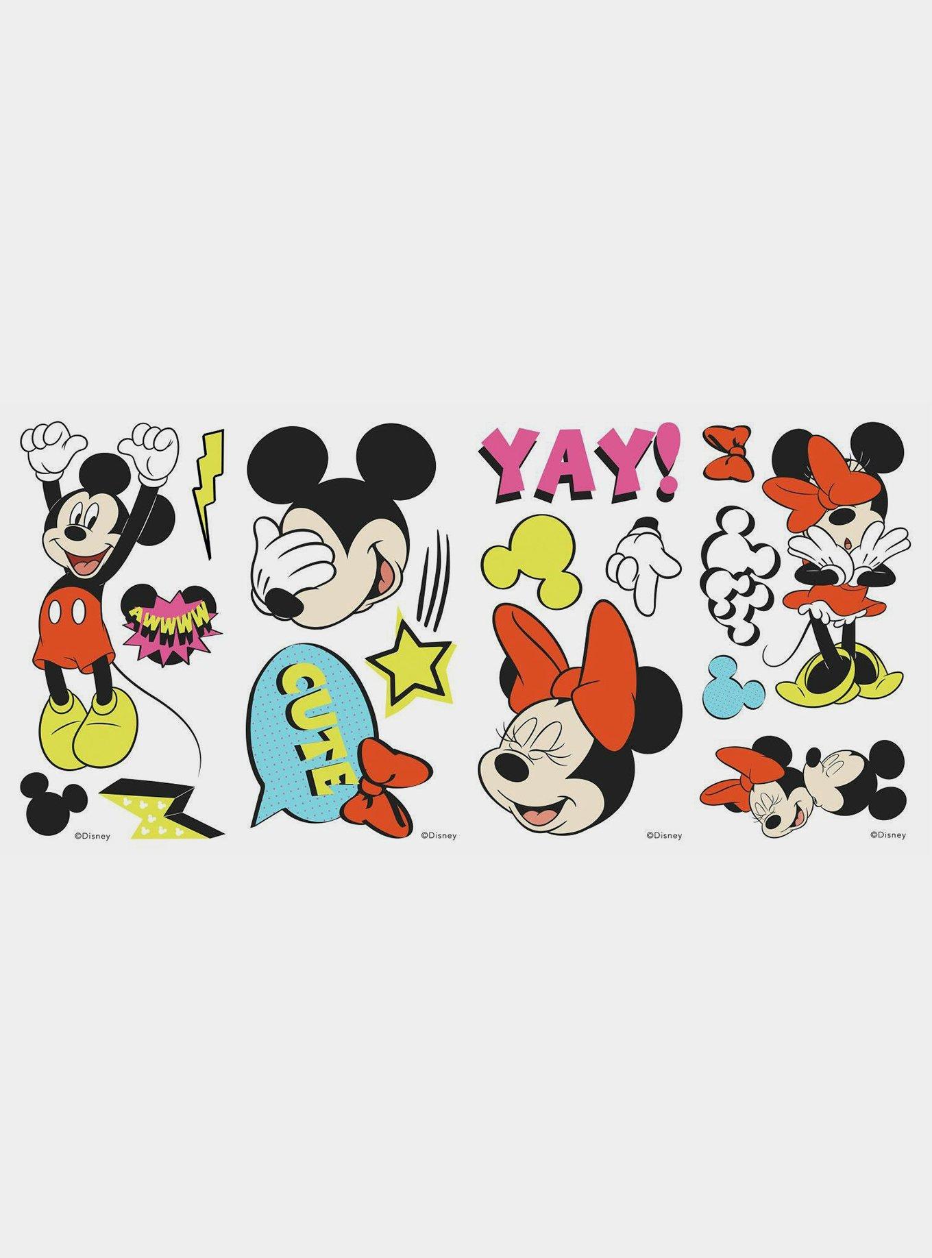 Disney Mickey And Minnie Peel And Stick Wall Decals, , hi-res