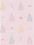 Disney Princesses Pink And Yellow Castle Peel & Stick Wallpaper, , hi-res