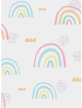 Pink Rainbow's End Peel & Stick Wallpaper, , hi-res
