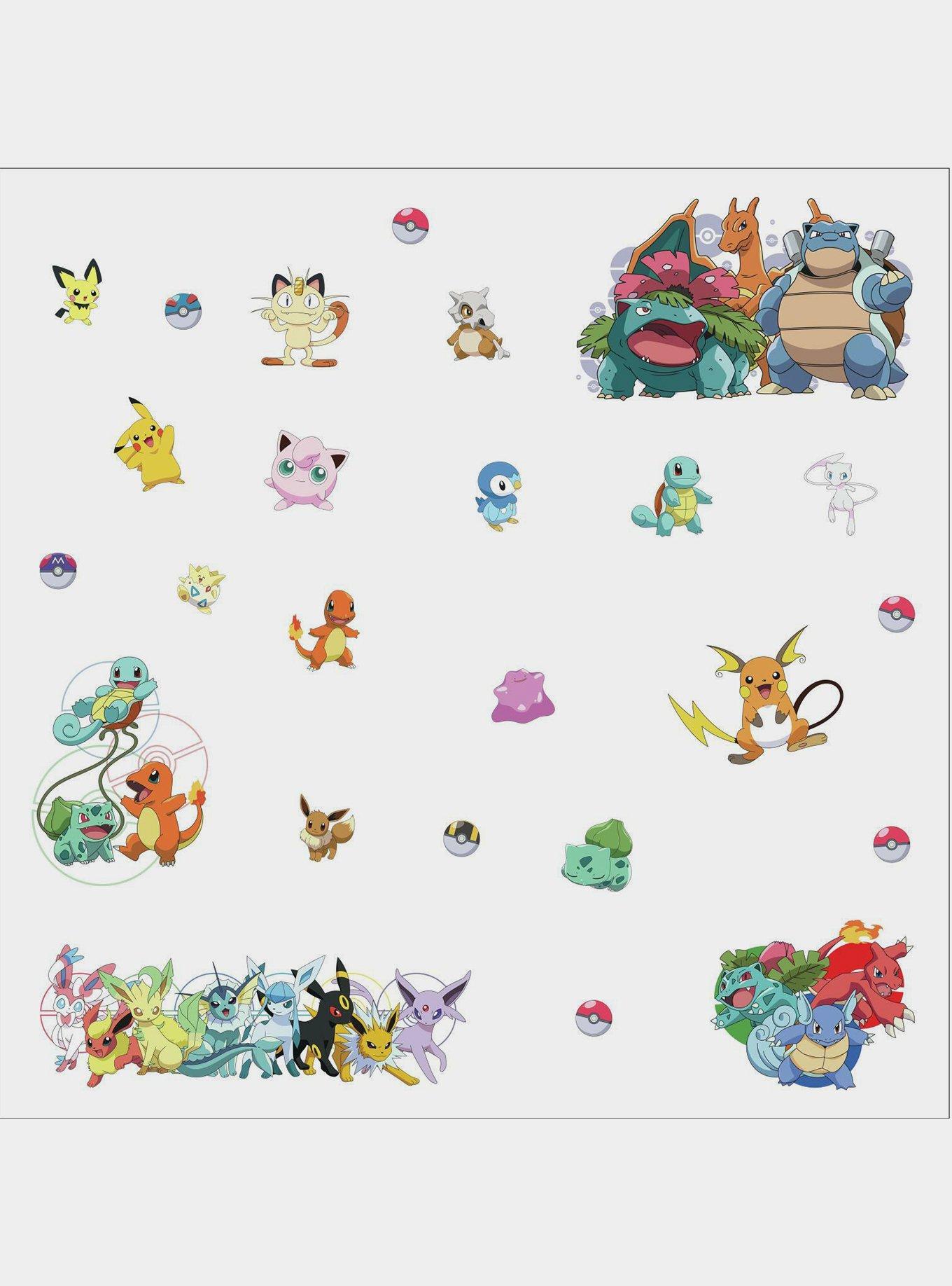 Pokemon Favorite Character Peel And Stick Wall Decals Hot Topic