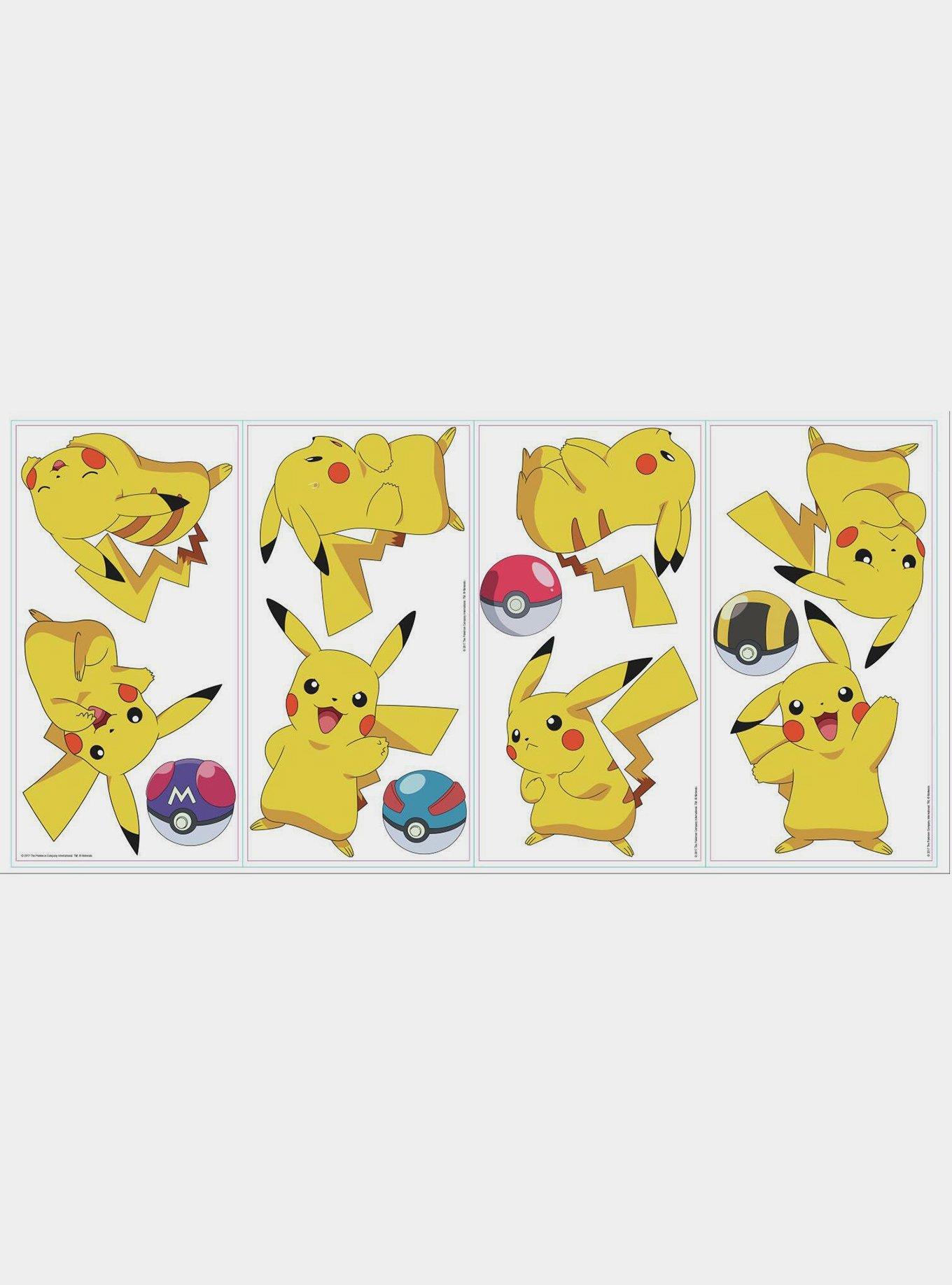Pokemon Pikachu Peel And Stick Wall Decals, , hi-res