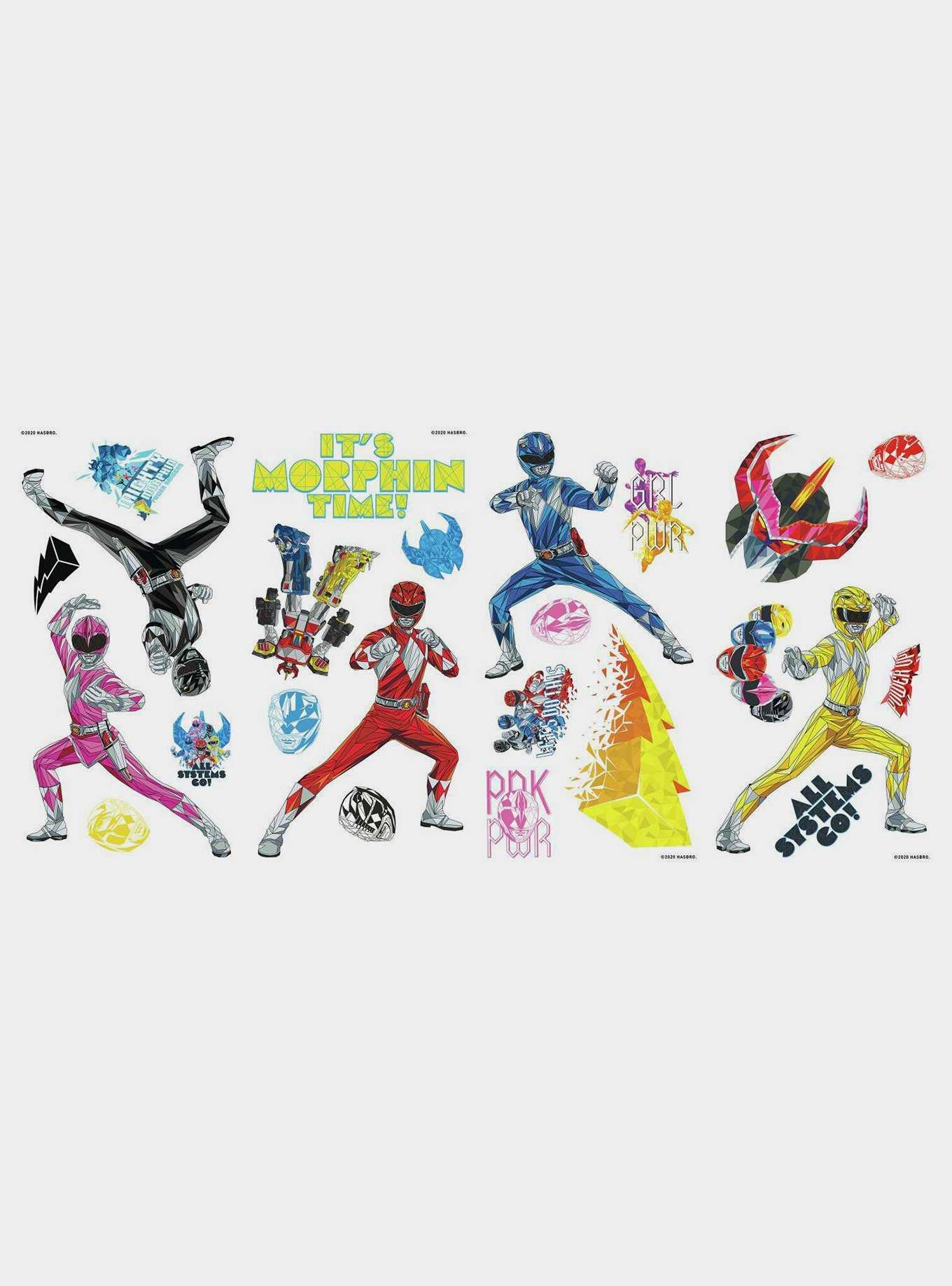 Power Rangers Peel And Stick Wall Decals, , hi-res