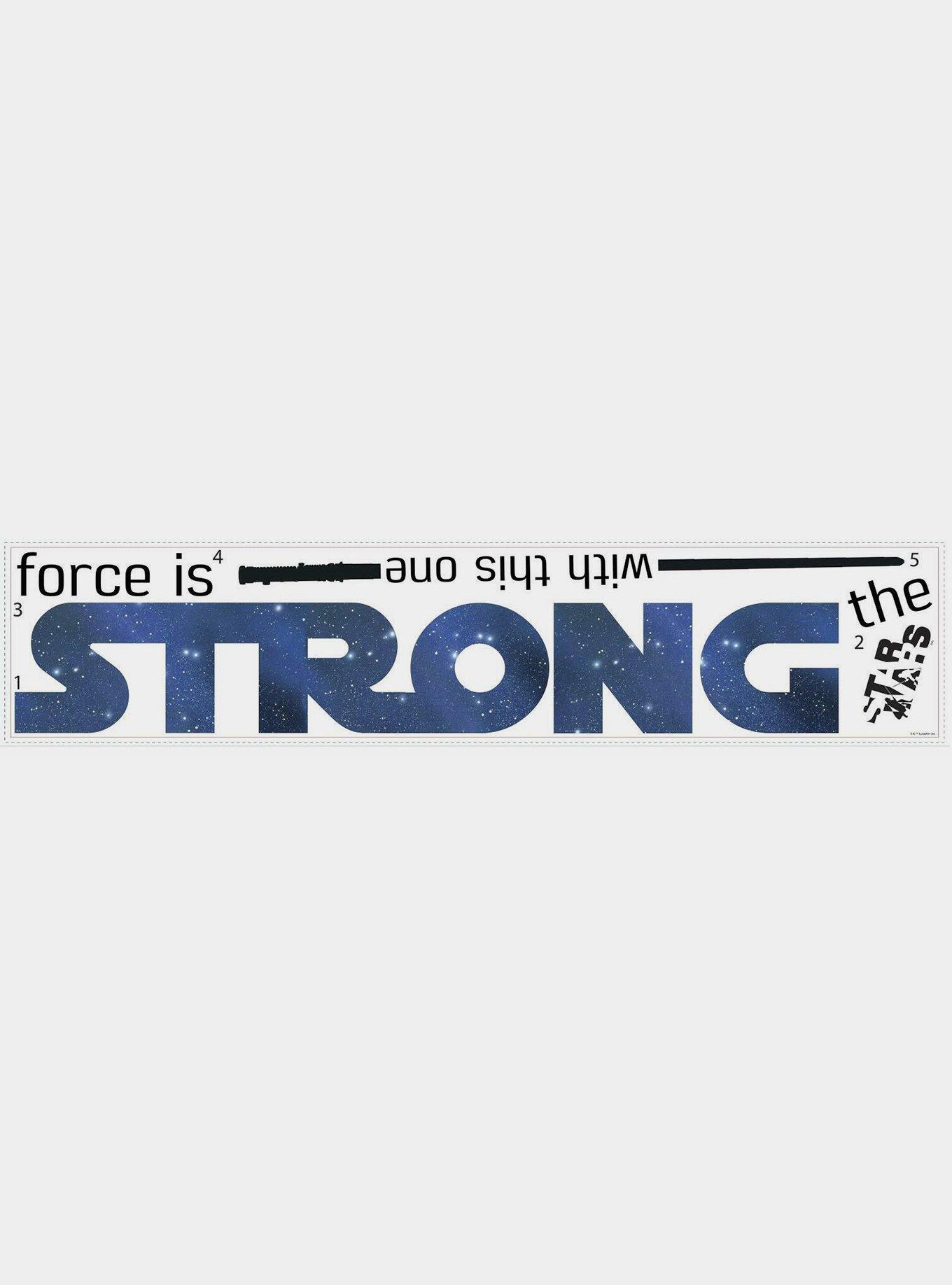 Star Wars Classic The Force Is Strong Peel And Stick Wall Decals, , hi-res