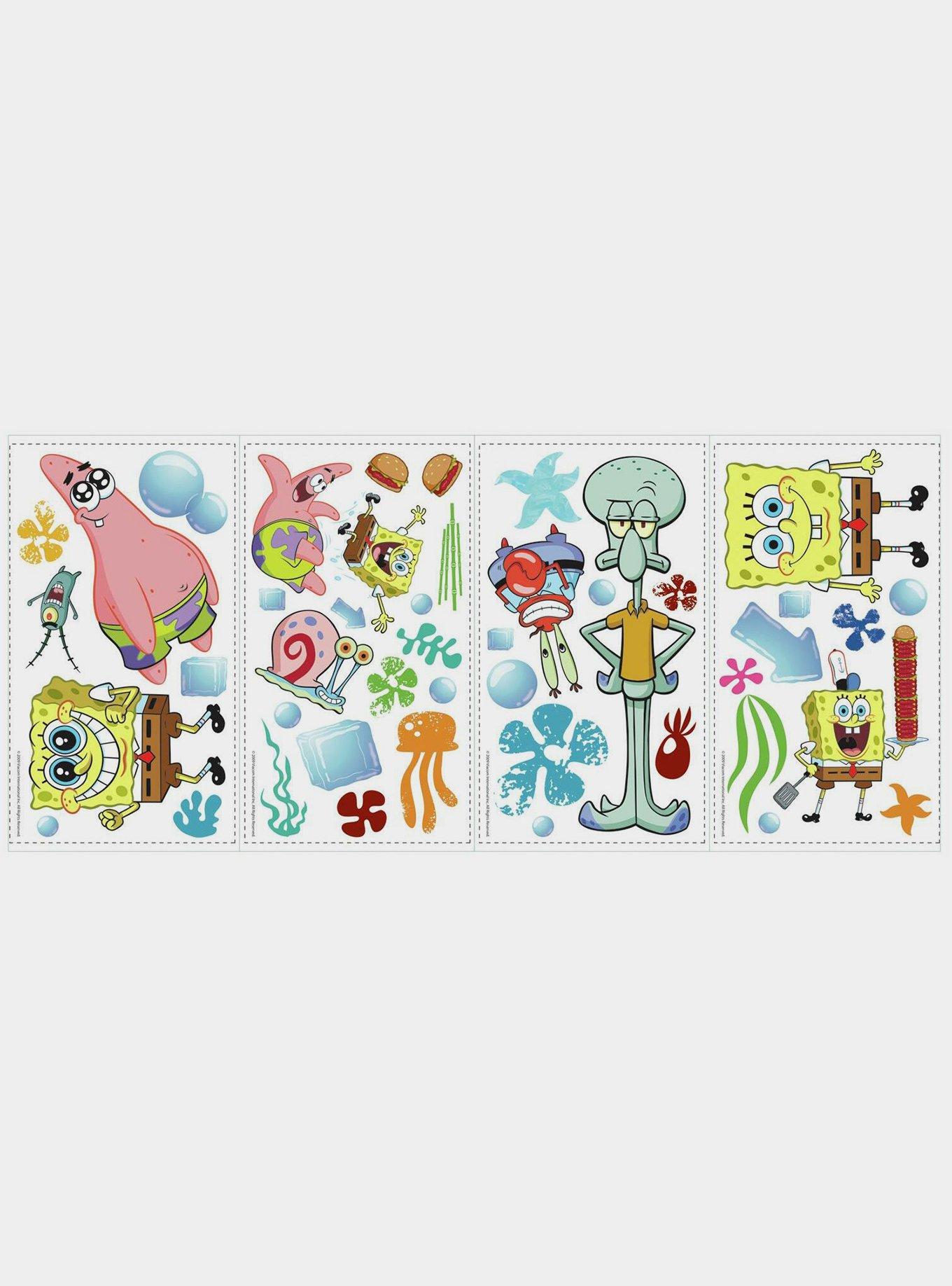 Spongebob Squarepants Peel & Stick Wall Decals, , hi-res