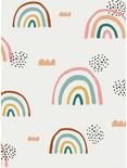 Taupe Rainbow's End Peel & Stick Wallpaper, , hi-res