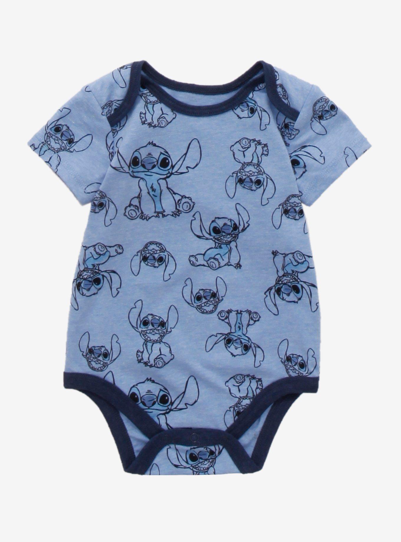 Disney Lilo And Stitch Stitch Allover Print Infant One Piece Boxlunch Exclusive Boxlunch 5613