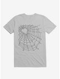 Caught You In My Black Hearted Web Ice Grey T-Shirt, ICE GREY, hi-res