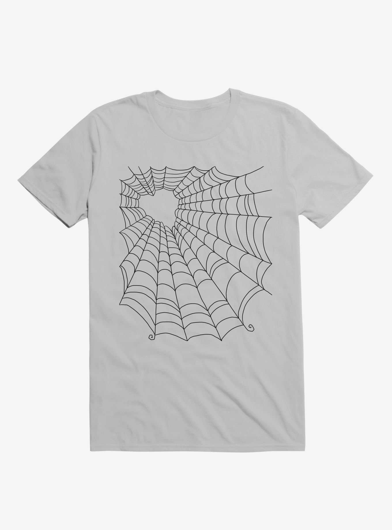 Caught You In My Black Hearted Web Ice Grey T-Shirt, , hi-res