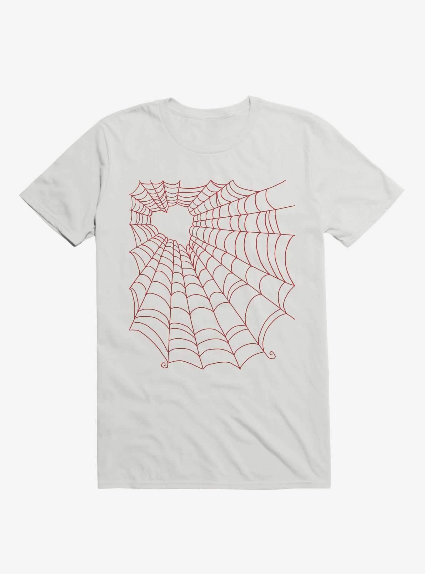 Caught You In My Red Hearted Web White T-Shirt, , hi-res