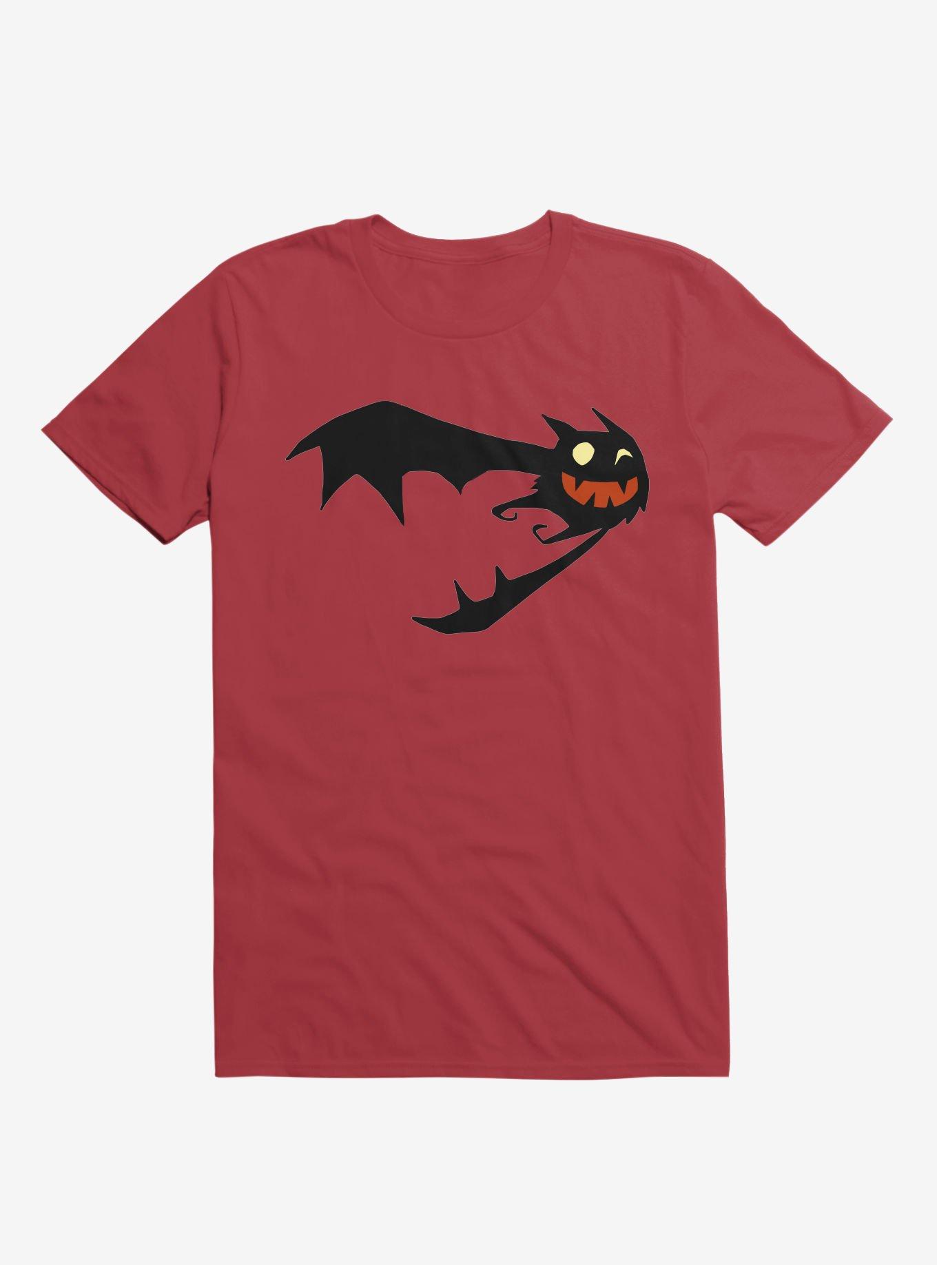 Charming Little Bat Red T-Shirt, RED, hi-res