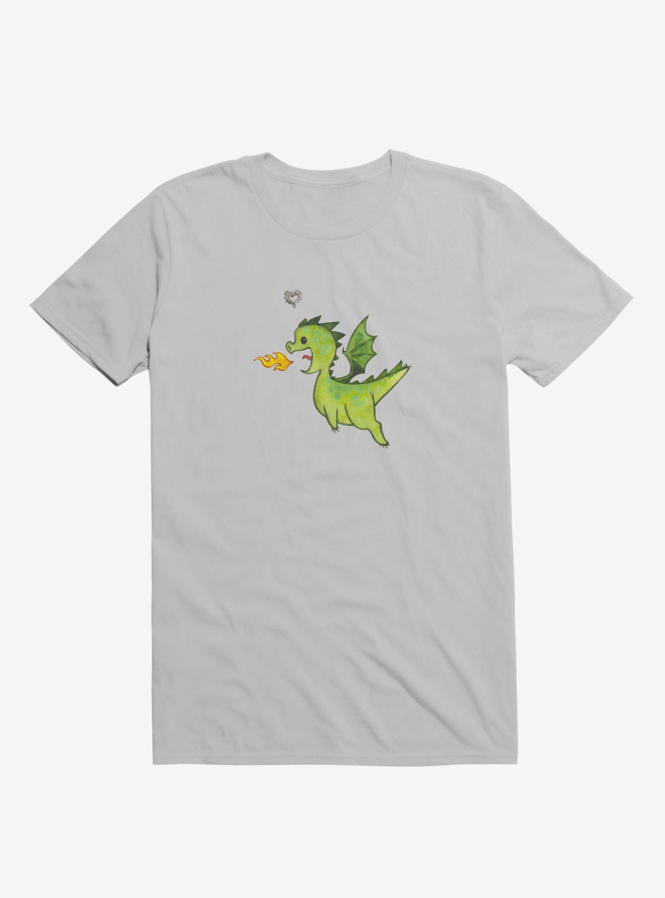 Little Green Dragon Love Ice Grey T-Shirt, , hi-res