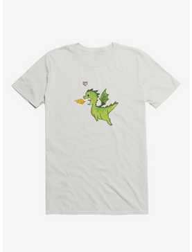Little Green Dragon Love White T-Shirt, , hi-res