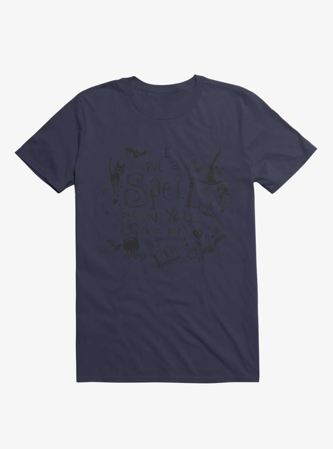Spell On You Navy Blue T-Shirt, , hi-res