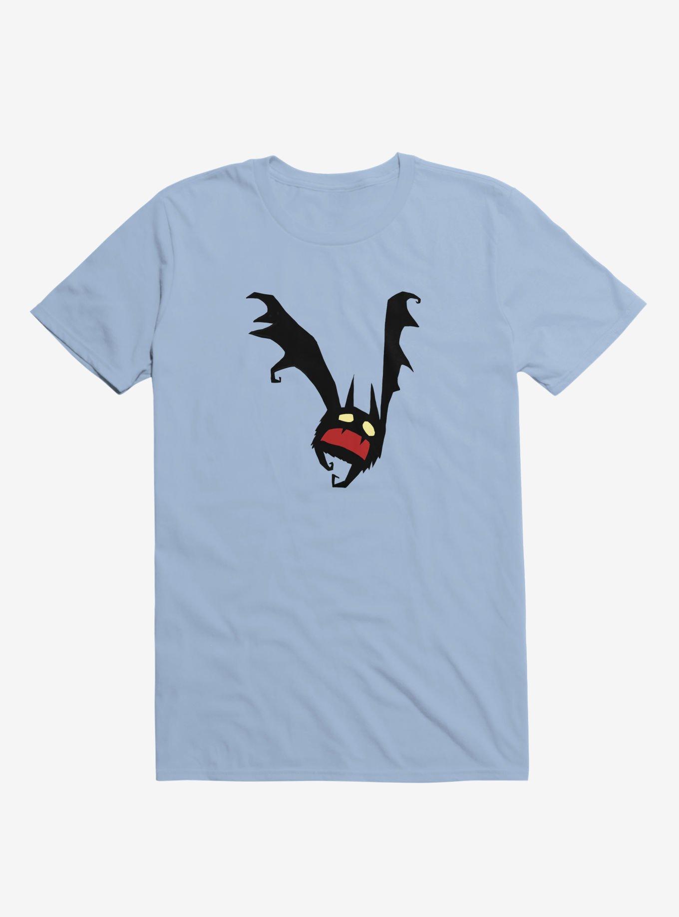 Spooky Little Bat Light Blue T-Shirt, , hi-res