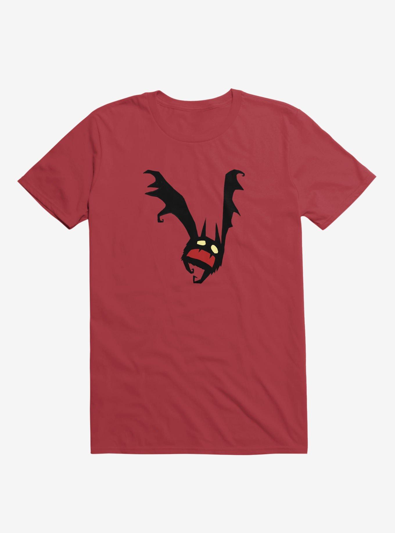 Spooky Little Bat Red T-Shirt, , hi-res