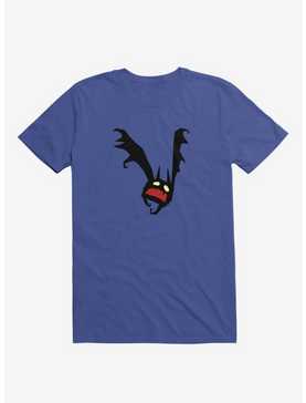 Spooky Little Bat Royal Blue T-Shirt, , hi-res