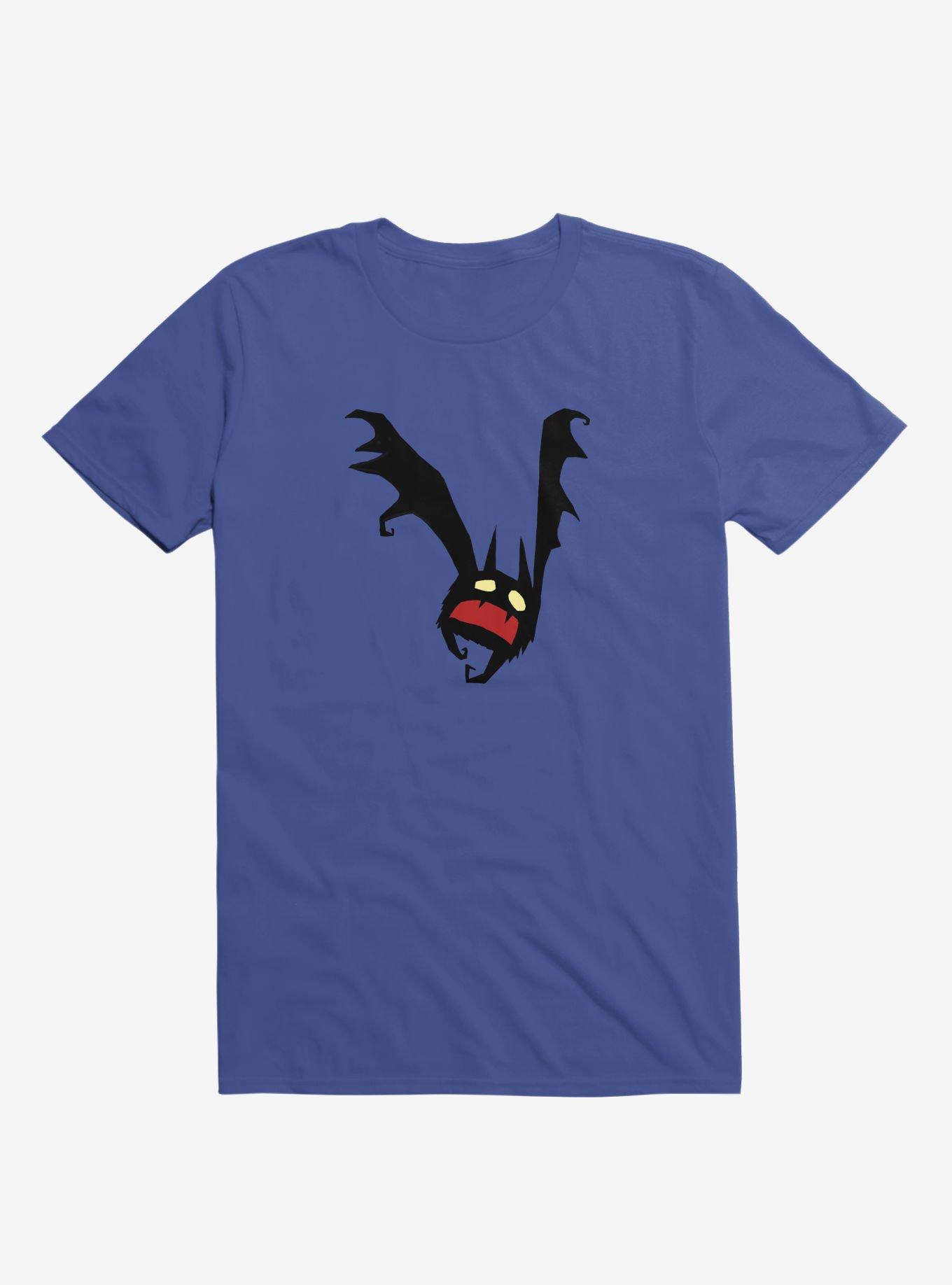 Spooky Little Bat Royal Blue T-Shirt, ROYAL, hi-res