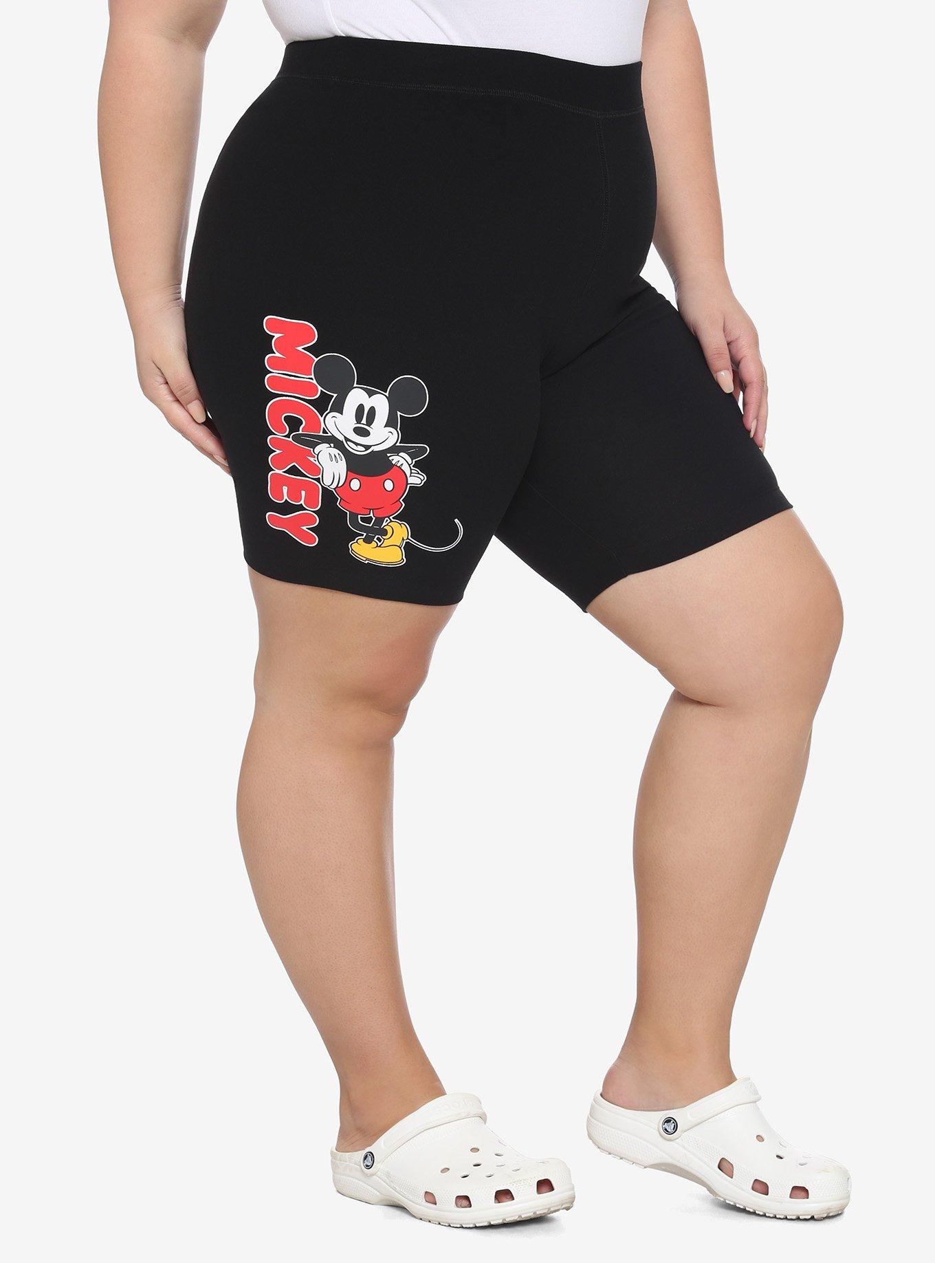 Disney Mickey Mouse Icon Biker Shorts Plus Size, MULTI, hi-res