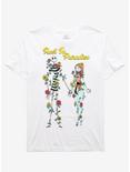 Disney The Nightmare Before Christmas Jack & Sally Rest in Paradise T-Shirt - BoxLunch Exclusive, WHITE, hi-res