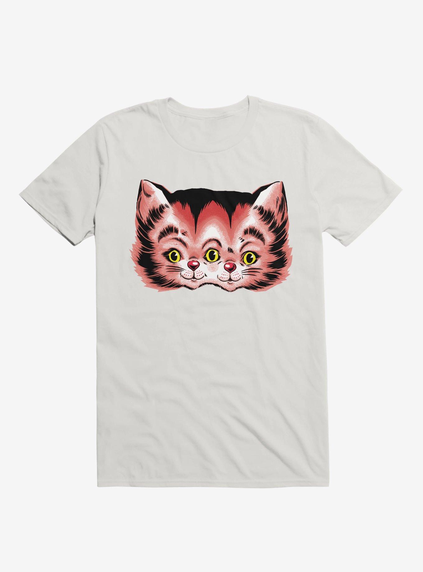 Janus Retro Cat White T-Shirt