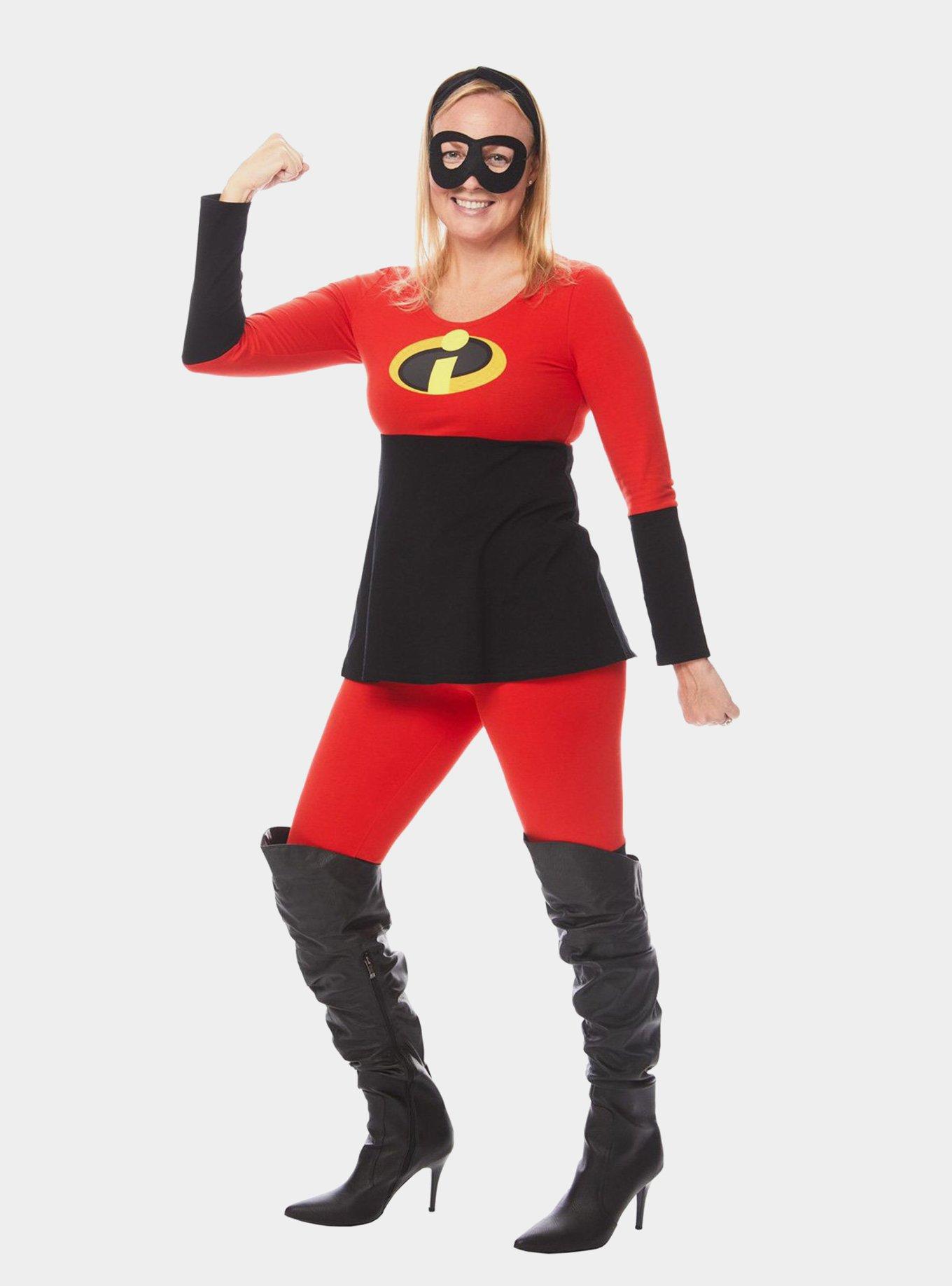 Disney Pixar The Incredibles Mrs. Incredible Costume, RED, hi-res