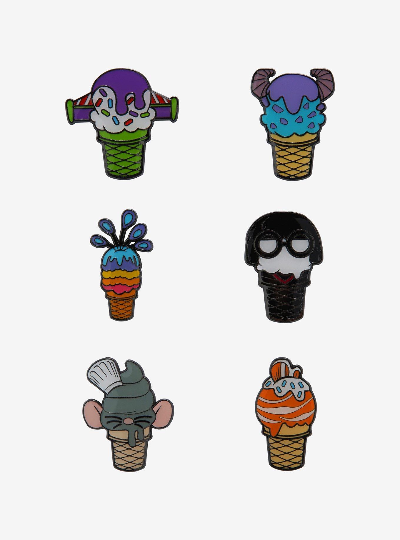 Loungefly Disney Pixar Ice Cream Blind Box Enamel Pin HotTopic