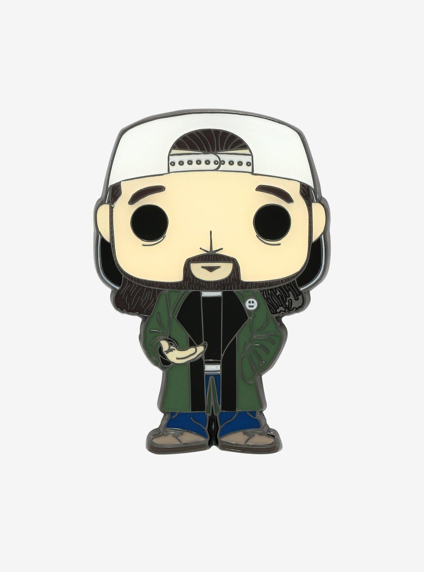 Funko Jay And Silent Bob Reboot Pop! Silent Bob Enamel Pin, , hi-res