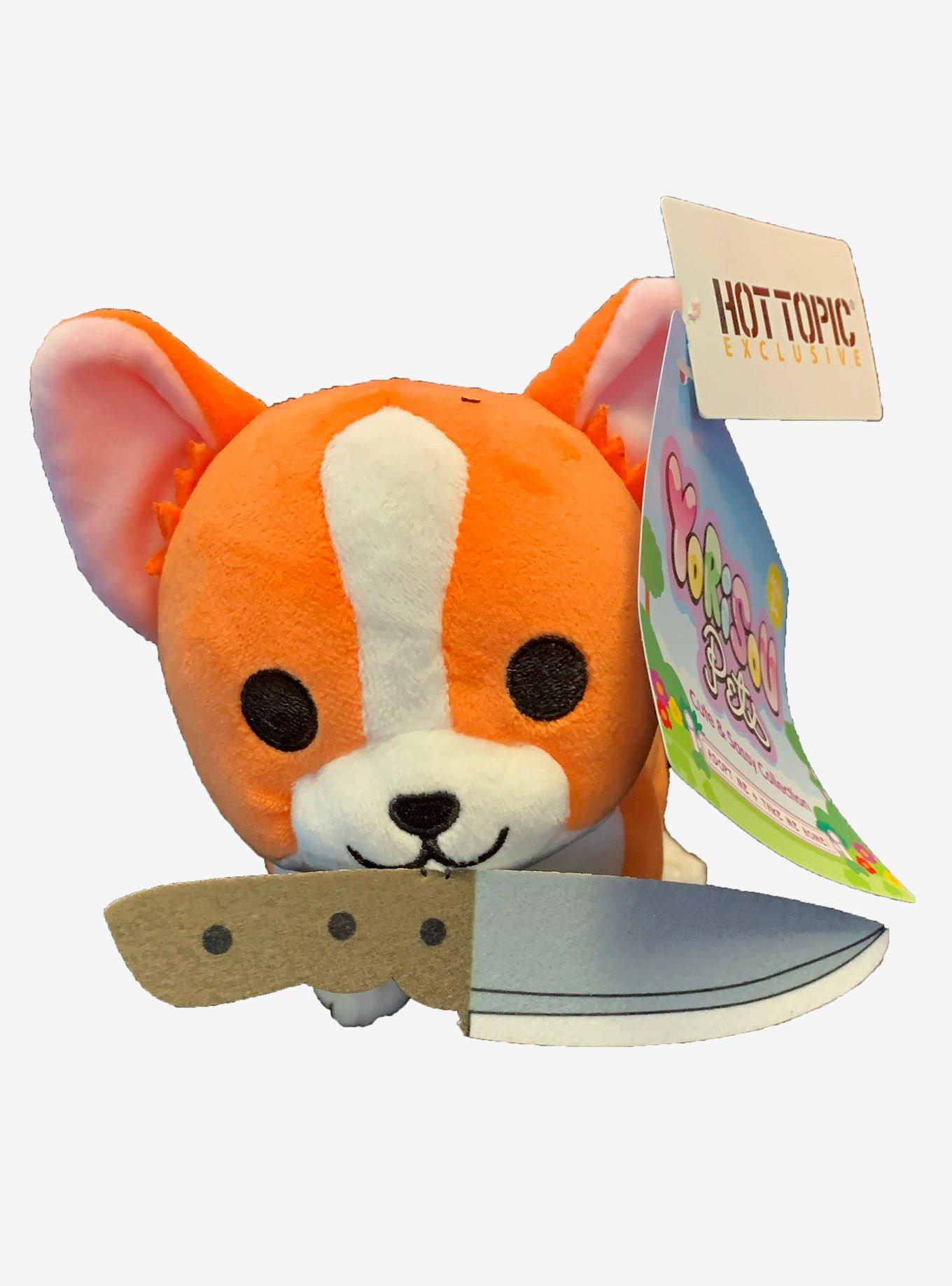 Corgi With Knife Plush Hot Topic Exclusive, , hi-res