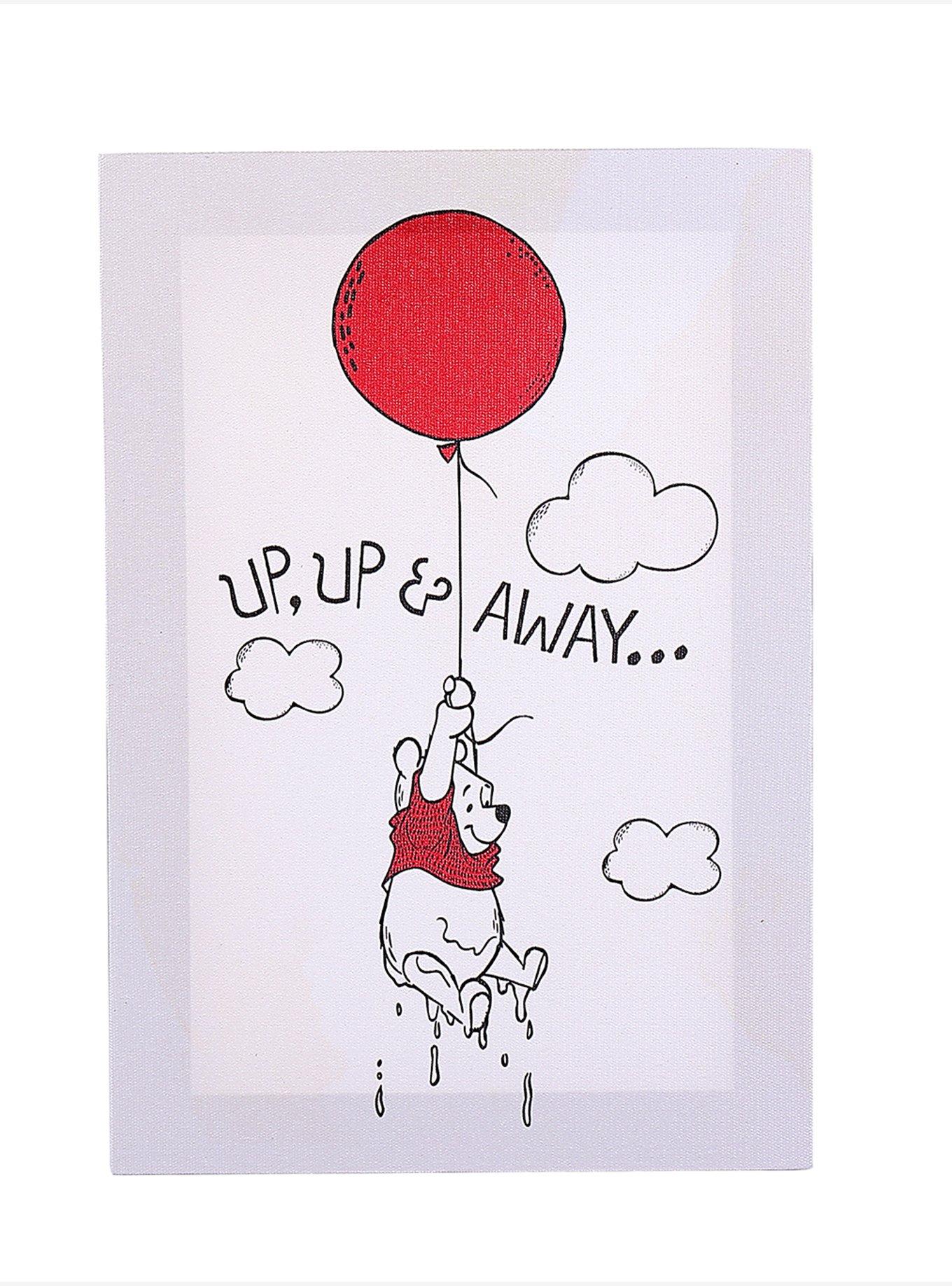 Disney Winnie The Pooh Up, Up & Away Mini Canvas Art, , hi-res