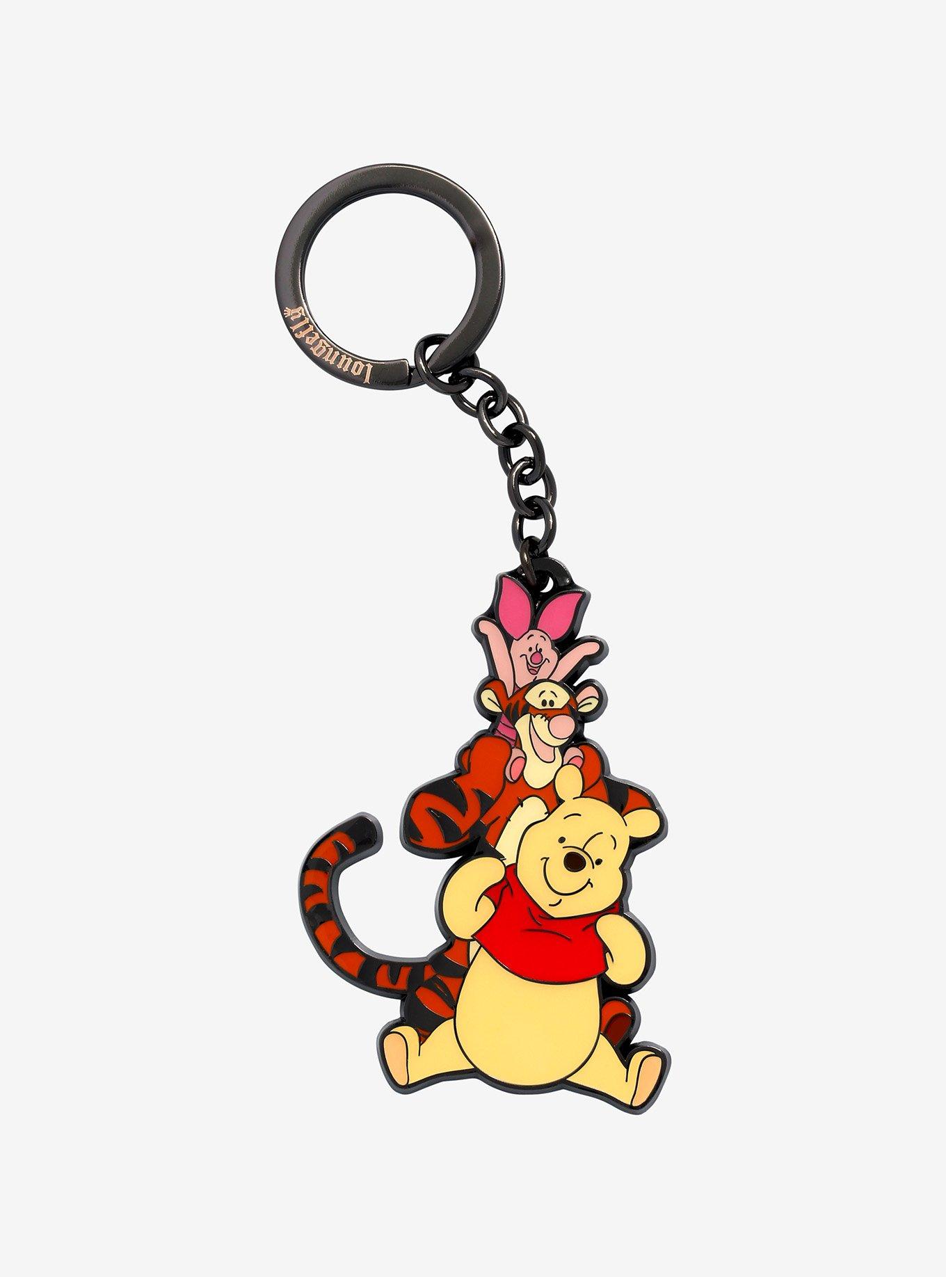 Loungefly Disney Winnie the Pooh Trio Enamel Keychain - BoxLunch Exclusive, , hi-res