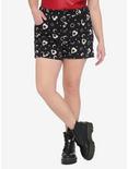 HT Denim Planchette Ultra Hi-Rise Button-Front Shorts Plus Size, BLACK, hi-res