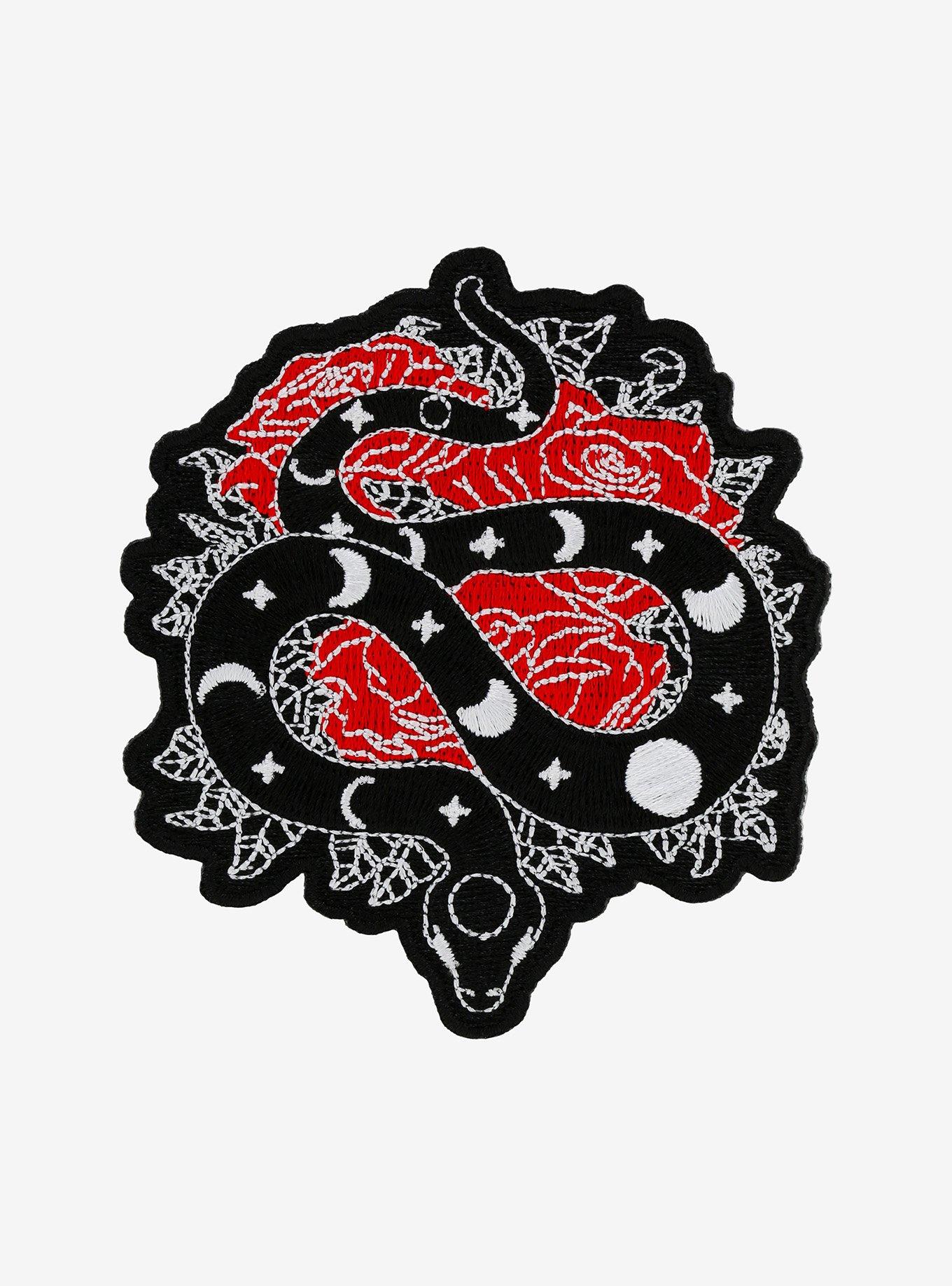 Moon Snake Rose Patch, , hi-res