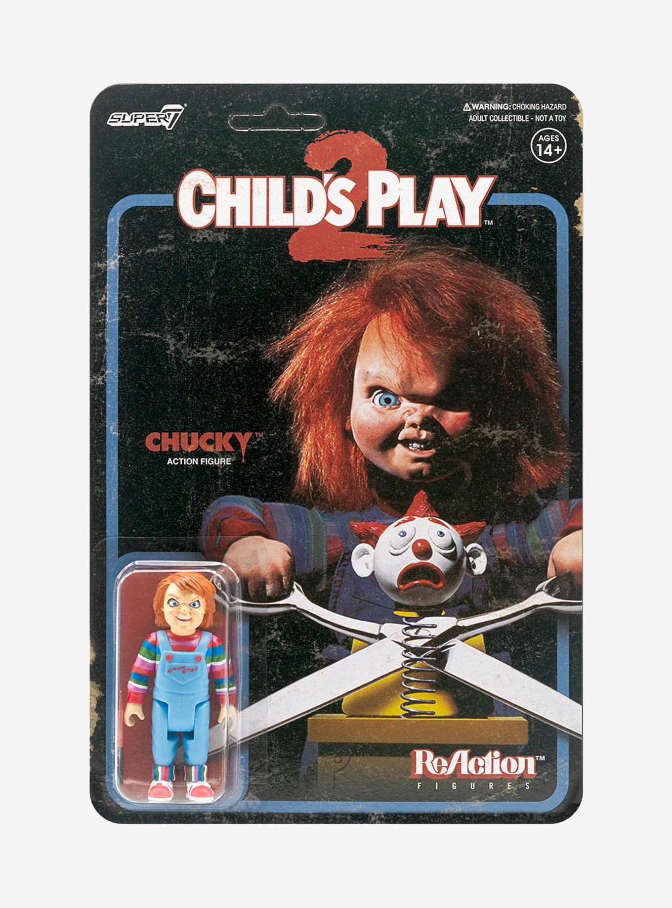 Super7 ReAction Child's Play 2 Chucky Collectible Action Figure, , hi-res