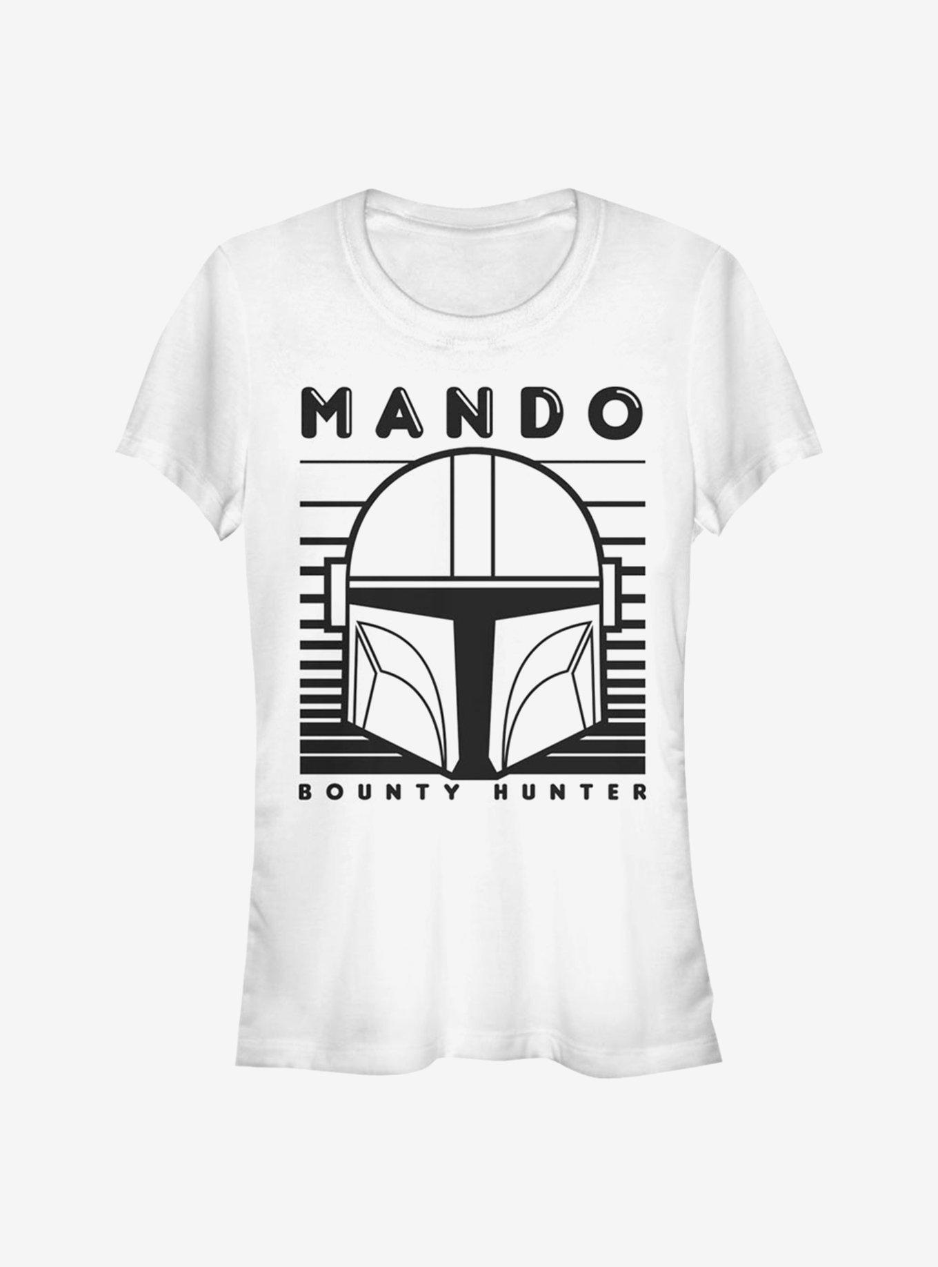 Star Wars The Mandalorian Mando The Way Girls T-Shirt, WHITE, hi-res