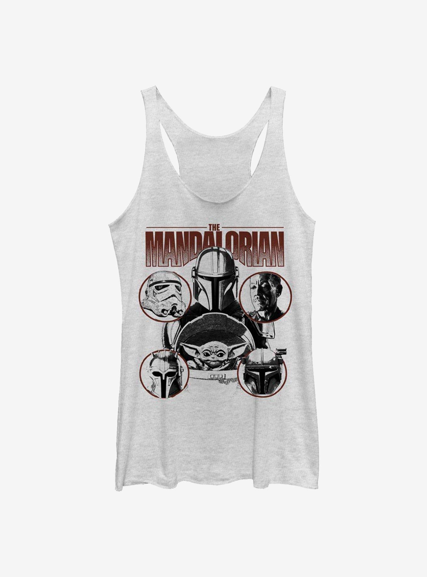 Star Wars The Mandalorian Favored Odds Girls Tank, WHITE HTR, hi-res