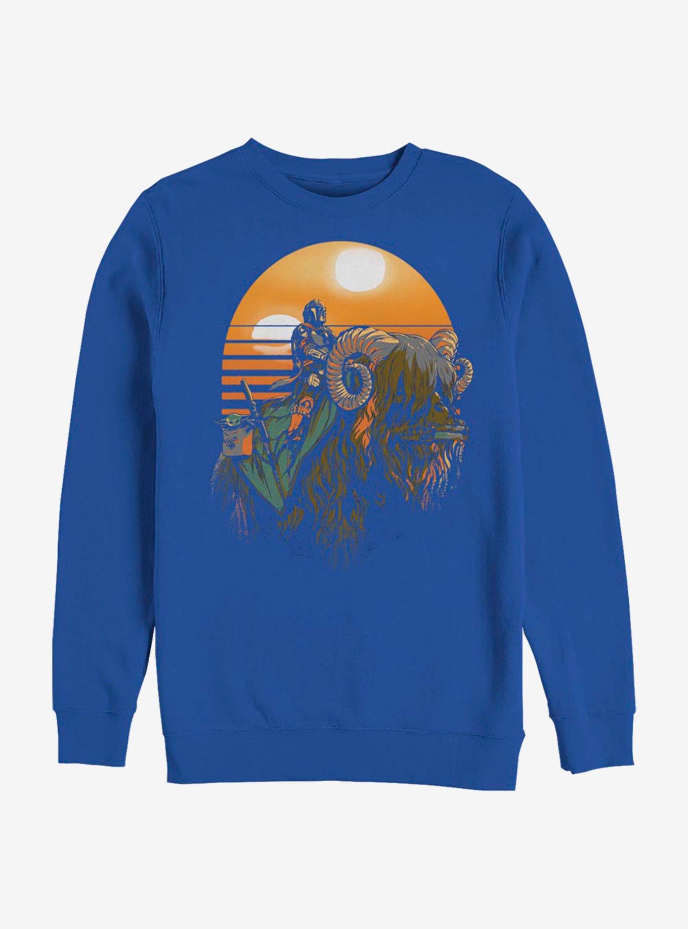 Star Wars The Mandalorian Bantha Riders Crew Sweatshirt, , hi-res