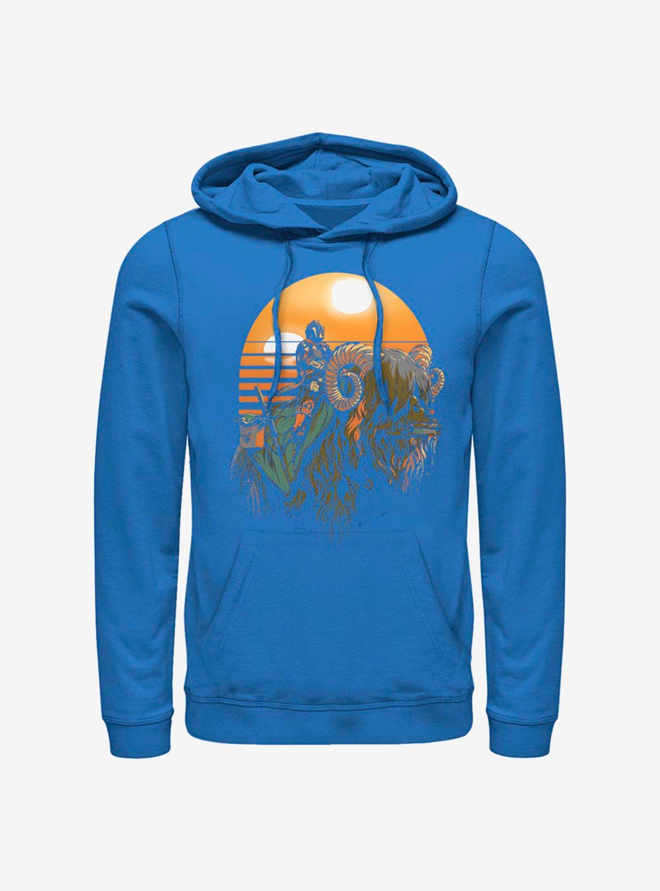 Star Wars The Mandalorian Bantha Riders Hoodie, ROYAL, hi-res