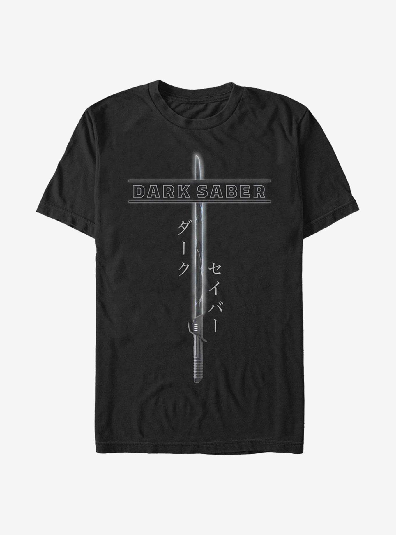 Star Wars The Mandalorian Dark Saber T-Shirt, BLACK, hi-res